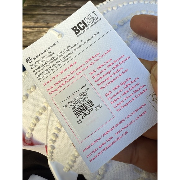 Lilly Pulitzer POTTERYBARN Shell Throw Porch Pillow Square NWT - Picture 4 of 4